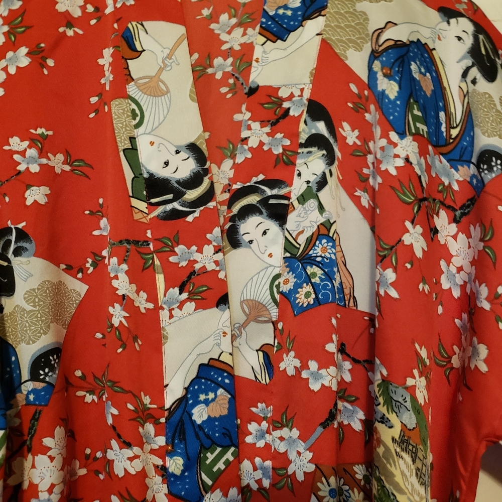 🌷Kimono Style Robe size One Size - Picture 3 of 4